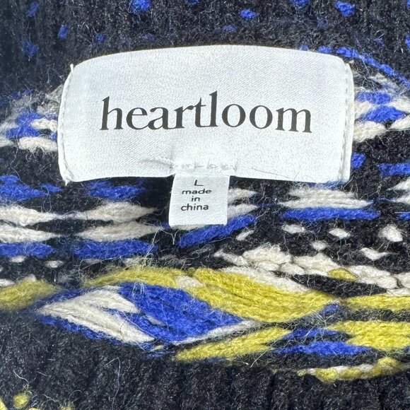 Heartloom Sylvia Cardi Fair Isle Scandi Girl Nordic Hygge Cardigan (Size L) - Picture 14 of 16